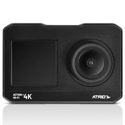 Câmera de Ação Atrio Action+ DC191 Preta 16MP, Vídeo 4K, Display Frontal 1,3\", Display Traseiro 2\" e Wi-Fi.