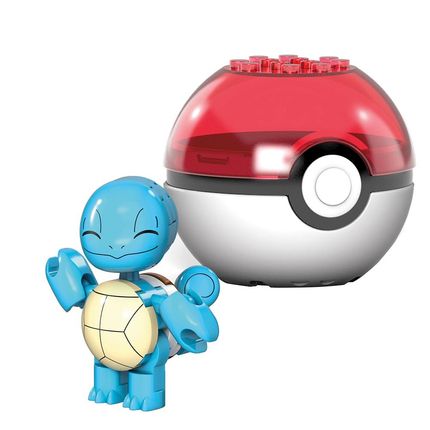 Bloco de Montar Mattel Pokémon Pokebola Squirtle. Menor preço em Bloco de Montar Mattel Pokémon Pokebola Squirtle.