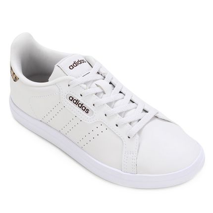 Tênis Couro Adidas Courtpoint Base Leopard Feminino Menor preço em Tênis Couro Adidas Courtpoint Base Leopard Feminino