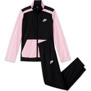 Agasalho Infantil Nike NSW Futura Poly Cuff TS Preto+Rosa 8A