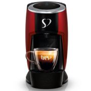 Cafeteira Espresso TRES Touch Automática Multibebidas - Vermelha 110V