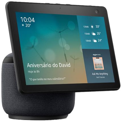 Smart Speaker Amazon Echo Show 10 com Display HD de 10,1" e Alexa – Preta é ruim? Smart Speaker Amazon Echo Show 10 com Display HD de 10,1" e Alexa – Preta é boa?