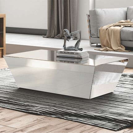 Mesa Centro Trapezio Espelhada Menor preço em Mesa Centro Trapezio Espelhada