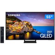 Smart TV 4K QLED 55&quot; Samsung QN55Q70AAGXZD - Wi-Fi Bluetooth HDR 4 HDMI 2 USB Bivolt