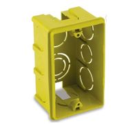 Caixa de Luz Retangular 4x2 (30 Peças) Amarela Forceline