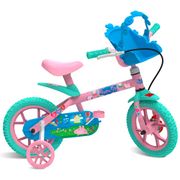 Bicicleta Aro 12 Peppa Pig 3322 Brinquedos Bandeirante - Rosa