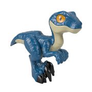 Boneco Raptor Jurassic World Imaginext Fisher-Price.