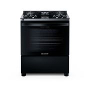 Fogão Piso Brastemp BFS5VCE 5 Bocas Preto Bivolt