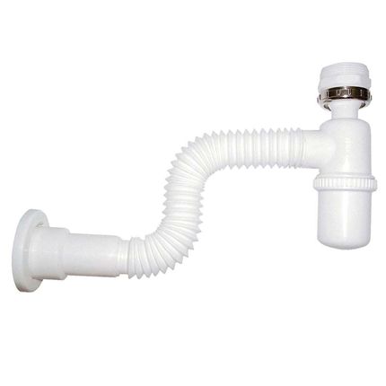Sifão Esteves Universal com Saída Extensível Branco Menor preço em Sifão Esteves Universal com Saída Extensível Branco