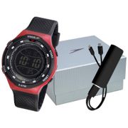 Relógio Masculino Speedo Digital - 81190G0EVNP2K1 Preto com Acessório