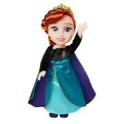 Boneca Mimo Baby Princesa Disney Anna Coroada Frozen - 30 cm.