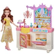 Boneca Princesas Disney Cozinha Real da Bela E8936 Hasbro.