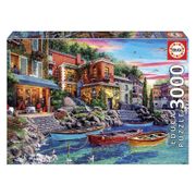 Puzzle 3000 peças Lago de Como, Itália - Educa
