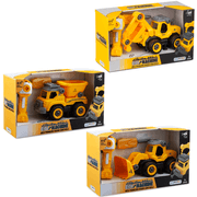 Combo Kids - Caminhão de Construção City Machine, Trator de Construção City Machine e Escavadeira de Construção City Machine - BR1082K BR1082K