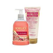 Kit de Banho Fiorucci Flor de Cerejeira - Sabonete Líquido e Loção Hidratante
