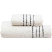Jogo de Toalhas de Banho Döhler Algodão - Jacquard Premium FJ-6730 Branco 2 Peças Branco