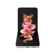 Smartphone Samsung Galaxy Z Flip3 128GB Creme 5G - 8GB RAM Tela 6,7" Câm. Dupla + Selfie 10MP Creme