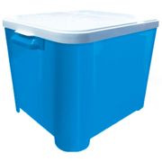 Container Para Ração Furacão Pet 15 Kg - Azul