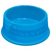 Comedouro Plástico Furacão Pet N4 Azul - 1900ml