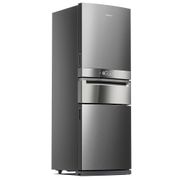 Refrigerador Brastemp Frost Free BRY59BK Inverse 3 com Freeze Control Pro Inox – 419 Litros 110v