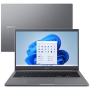 Notebook Samsung Core i3-1115G4 8GB 1TB Tela Full HD 15.6” Windows 11 Book NP550XDA-KV5BR