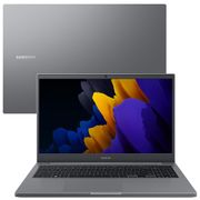 Notebook Samsung Core i3-1115G4 4GB 1TB Tela Full HD 15.6” Windows 10 Book NP550XDA-KT1BR.
