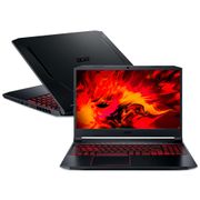 Notebook Gamer Acer NVIDIA GeForce GTX 1650 Core i7-10750H 8GB 512GB SSD Tela Full HD 15.6” Windows 10 Nitro 5 AN515-55-73R9