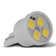 Lâmpada LED T10 W5W Pingo 1 Polo 5W 24V Luz Branca Aplicação Lanterna Painel e Placa Autopoli