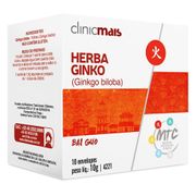 Chá Herba Ginko - Ginkgo Biloba 10 Sachês - Chá Mais
