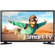 Smart TV LED 32\" HD Samsung T4300 com HDR, Sistema Operacional Tizen, Wi-Fi, Espelhamento de Tela, Dolby Digital Plus, HDMI e USB - 2020.