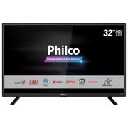 Smart TV LED 32" HD Philco PTV32G52S com Netflix, Dolby Audio, Wi-fi, Midiacast, Processador Quad-Core, Entradas HDMI e USB