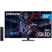 Smart TV Ultra HD 4K QLED 65&quot; Samsung - QN65Q80AAGXZD Wi-Fi Bluetooth HDR 4 HDMI 2 USB Bivolt-65"