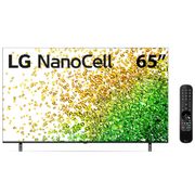 Smart TV 65" LG 4K NanoCell 65NANO85 120 Hz, FreeSync2, HDMI 2.1, Inteligência Artificial ThinQ, Google, Alexa e Smart Magic - 2021
