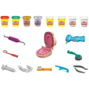 Massinha Play-Doh Brincando de Dentista Hasbro - com Acessórios