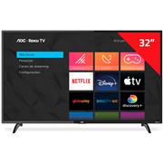 AOC Roku TV Smart TV LED 32” HD 32S5195/78 com Wi-fi, Controle Remoto com atalhos, Roku Mobile, Miracast, Entradas HDMI e USB.