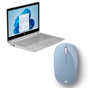 Combo Office - Notebook M11W Prime 2 em 1, com Windows 11 Home, Tela 11,6 Pol, Intel Celeron e Mouse Microsoft Sem Fio Bluetooth Azul - PC280K PC280K