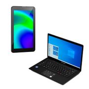 Combo Office - Notebook Legacy Book, Windows 10 Home, 64GB 4GB 14,1 Pol Preto e Tablet Multilaser M7 3G, 32GB Tela 7 Pol Preto - NB360K NB360K