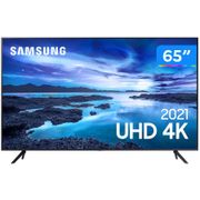 Smart TV Crystal 4K 65&quot; Samsung UN65AU7700GXZD - Wi-Fi Bluetooth HDR 3 HDMI 1 USB Bivolt-65"