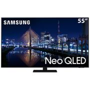 Smart TV 55\" Neo QLED 4K Samsung 55QN85A, Mini Led, Painel 120hz, Processador IA, Som em Movimento, Tela sem limites, Design slim.