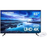 Smart TV 65&quot; Crystal 4K Samsung 65AU7700 Wi-Fi - Bluetooth + Tomada Inteligente 10A Wi-Fi I2GO