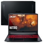 Notebook Gamer Acer NVIDIA GeForce GTX 1650 AMD Ryzen 5-4600H 16GB 512GB SSD Tela Full HD 15.6” Endless OS Aspire Nitro 5 AN515-44-R5YZ