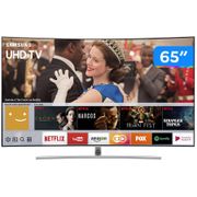 Smart TV 4K QLED 65&quot; Samsung QN65Q8CAMGXZD - Curva Wi-Fi 4 HDMI 3 USB Bivolt