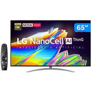 Smart TV 8K NanoCell IPS 65&quot; LG 65NANO96 - Wi-Fi Bluetooth HDR Inteligência Artificial 4 HDMI Bivolt