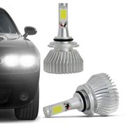 Kit Lâmpada C6 Super LED 2D Headlight HB4 6000K 12V 24V 6400LM Efeito Xênon Carro Caminhão