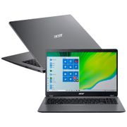 Notebook Acer Core i3-1005G1 8GB 512GB SSD Tela Full HD 15.6” Windows 10 Aspire 3 A315-56-304Q