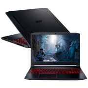 Notebook Gamer Acer NVIDIA GeForce GTX 1650 Core i5-10300H 8GB 512GB SSD Tela Full HD 15.6” Windows 10 Nitro 5 AN515-55-51D3