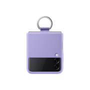 Galaxy Z Flip3 5G Silicone Cover with Ring Lavender
