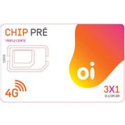 Chip Oi 4G Pré-Pago - DDD 11 a 19 SP