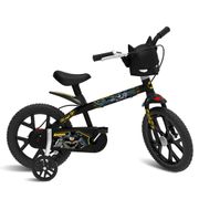 Bicicleta Aro 14 Batman 3121 Brinquedos Bandeirante - Preta