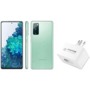 Smartphone Samsung Galaxy S20 FE 128GB Cloud Mint - 6GB RAM + Tomada Inteligente 16A Positivo Verde